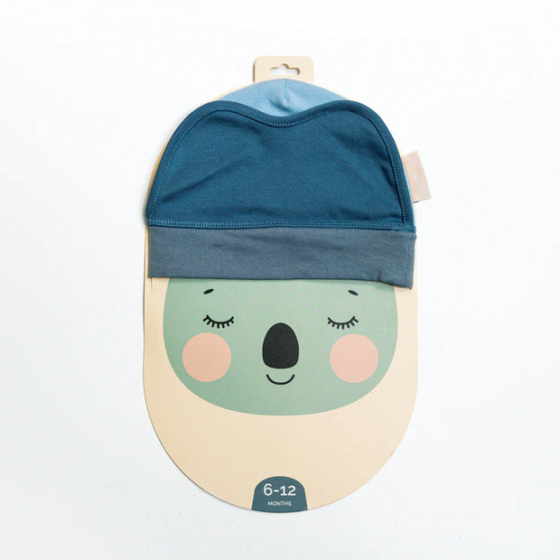 Baby Sleep Hat with Built-in Eye Mask – Soft Infant Cap for Napping & Relaxation