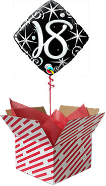 18 Elegant Sparkles Birthday Balloon